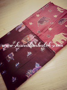 Kain Tulis Kumpeni Mateng Pindo Motif Gajah Size 2mx1m IDR 135.000